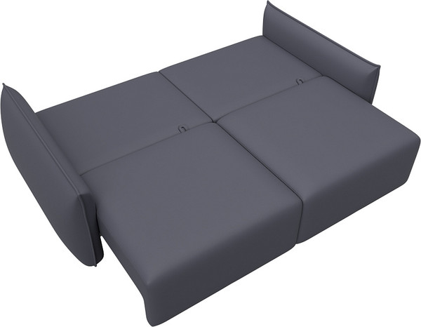 Изображение товара Диван Лига Диванов Лига-051 НПБ / 129881 (экокожа Grifon 15 серый)