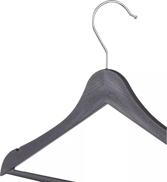 Изображение товара Набор пластиковых вешалок-плечиков Econova Wood / 435278414 (3шт, коричневый)