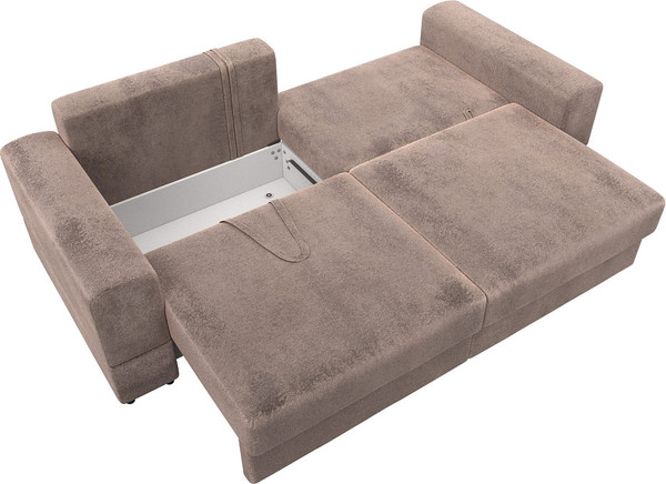 Изображение товара Диван Лига Диванов Лига-055 НПБ / 130172 (велюр Tower 05 бежевый)