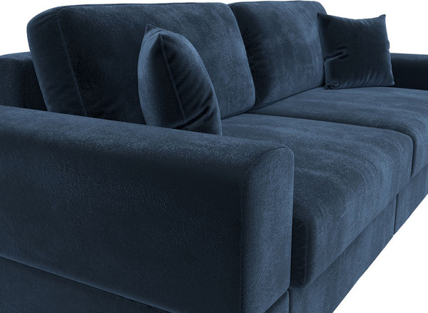 Изображение товара Диван Лига Диванов Лига-055 НПБ / 130173 (велюр Tower 13 синий)