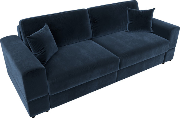 Изображение товара Диван Лига Диванов Лига-055 НПБ / 130173 (велюр Tower 13 синий)