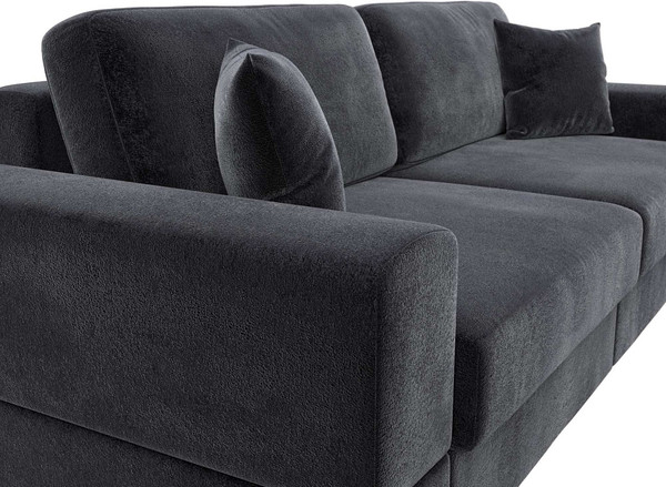 Изображение товара Диван Лига Диванов Лига-055 НПБ / 130175 (велюр Tower 11 темно-серый)