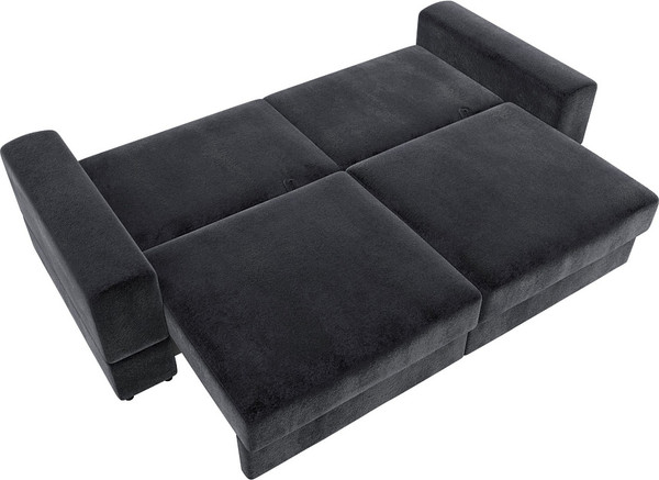 Изображение товара Диван Лига Диванов Лига-055 НПБ / 130175 (велюр Tower 11 темно-серый)