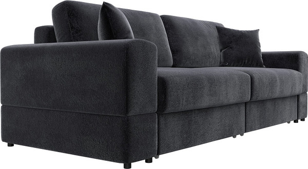 Изображение товара Диван Лига Диванов Лига-055 НПБ / 130175 (велюр Tower 11 темно-серый)