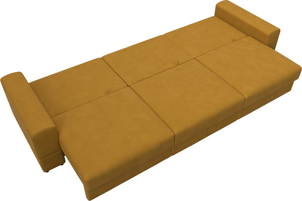 Изображение товара Диван Лига Диванов Лига-055 НПБ Лонг / 130188 (велюр Brut 10 желтый)