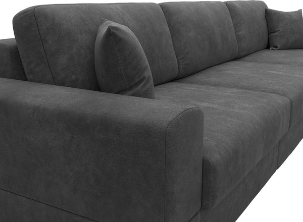 Изображение товара Диван Лига Диванов Лига-055 НПБ Лонг / 130189 (велюр Brut 16 темно-серый)