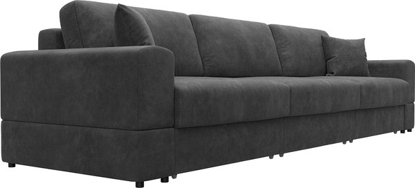 Изображение товара Диван Лига Диванов Лига-055 НПБ Лонг / 130189 (велюр Brut 16 темно-серый)