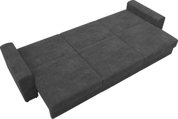 Изображение товара Диван Лига Диванов Лига-055 НПБ Лонг / 130189 (велюр Brut 16 темно-серый)