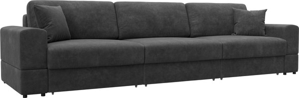 Изображение товара Диван Лига Диванов Лига-055 НПБ Лонг / 130189 (велюр Brut 16 темно-серый)