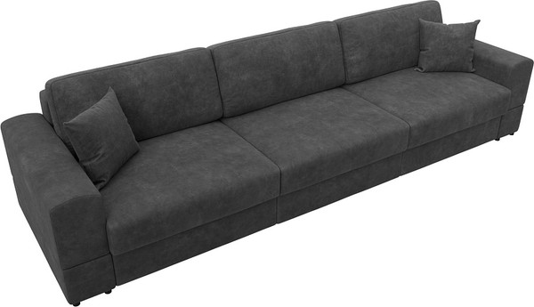 Изображение товара Диван Лига Диванов Лига-055 НПБ Лонг / 130189 (велюр Brut 16 темно-серый)