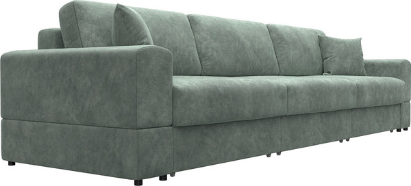 Изображение товара Диван Лига Диванов Лига-055 НПБ Лонг / 130190 (велюр Brut 08 зеленый)