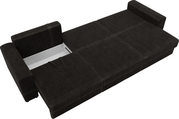 Изображение товара Диван Лига Диванов Лига-055 НПБ Лонг / 130192 (велюр Brut 17 коричневый)