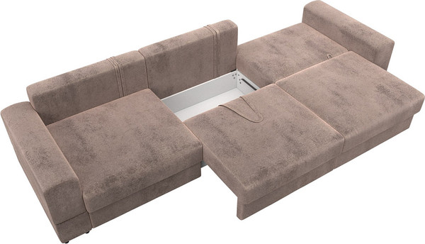 Изображение товара Диван Лига Диванов Лига-055 НПБ Лонг / 130198 (велюр Tower 05 бежевый)