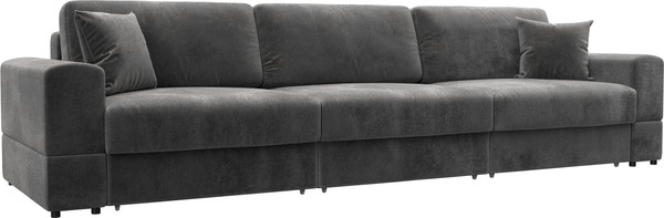 Изображение товара Диван Лига Диванов Лига-055 НПБ Лонг / 130200 (велюр Tower 10 серый)
