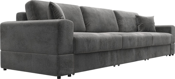 Изображение товара Диван Лига Диванов Лига-055 НПБ Лонг / 130200 (велюр Tower 10 серый)