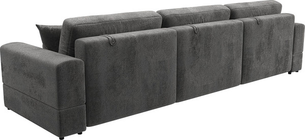 Изображение товара Диван Лига Диванов Лига-055 НПБ Лонг / 130200 (велюр Tower 10 серый)
