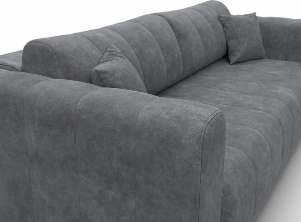 Изображение товара Диван Лига Диванов Лига-062 НПБ / 130267 (велюр Brut 16 темно-серый)