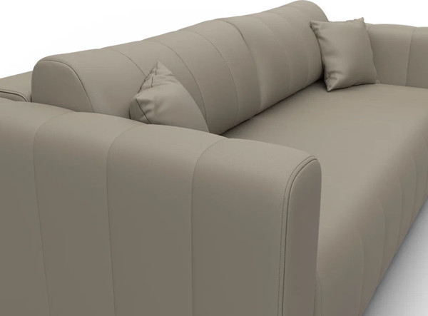 Изображение товара Диван Лига Диванов Лига-062 НПБ / 130271 (экокожа Grifon 04 бежевый)