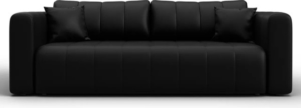 Изображение товара Диван Лига Диванов Лига-062 НПБ / 130273 (экокожа Grifon 18 черный)