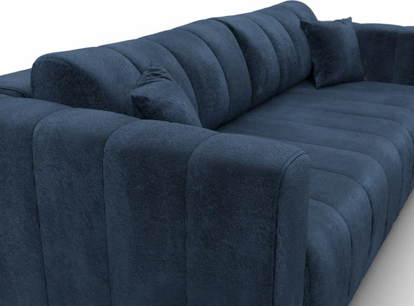 Изображение товара Диван Лига Диванов Лига-062 НПБ / 130277 (велюр Tower 13 синий)