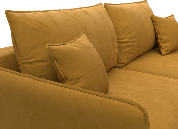 Изображение товара Диван Лига Диванов Лига-064 НПБ / 129621 (велюр Brut 10 желтый)