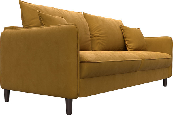 Изображение товара Диван Лига Диванов Лига-064 НПБ / 129621 (велюр Brut 10 желтый)