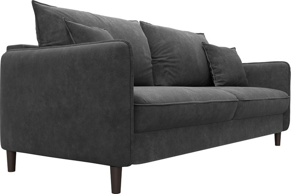 Изображение товара Диван Лига Диванов Лига-064 НПБ / 129622 (велюр Brut 16 темно-серый)