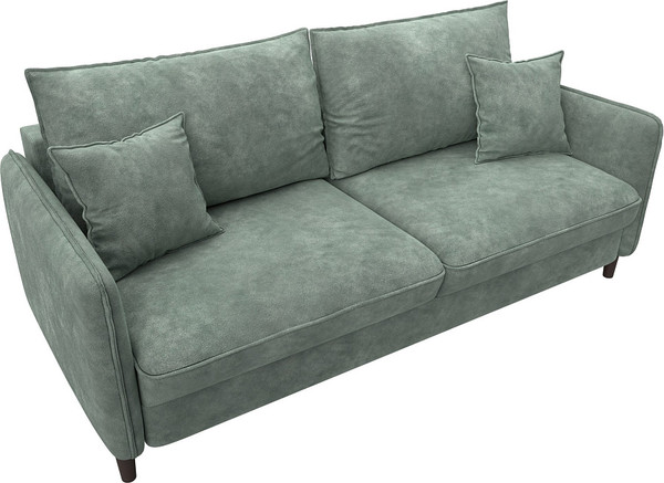 Изображение товара Диван Лига Диванов Лига-064 НПБ / 129623 (велюр Brut 08 зеленый)