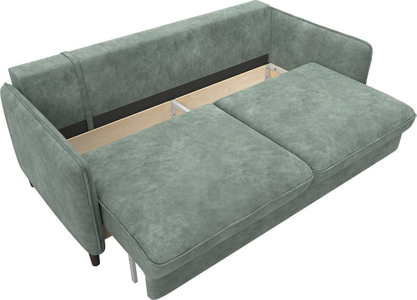 Изображение товара Диван Лига Диванов Лига-064 НПБ / 129623 (велюр Brut 08 зеленый)