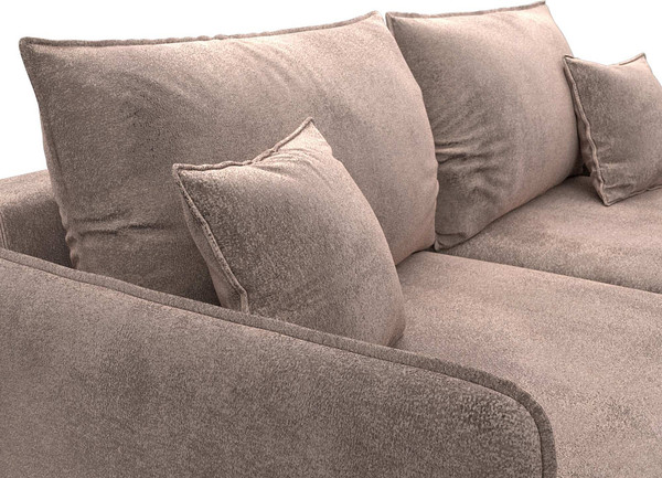 Изображение товара Диван Лига Диванов Лига-064 НПБ / 129608 (велюр Tower 05 бежевый)