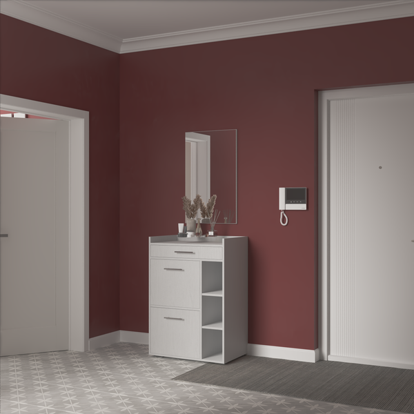 Изображение товара Секция в прихожую Кортекс-мебель Лара СП5 (белый)