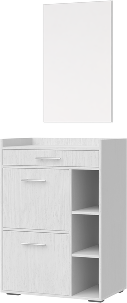 Изображение товара Секция в прихожую Кортекс-мебель Лара СП5 (белый)