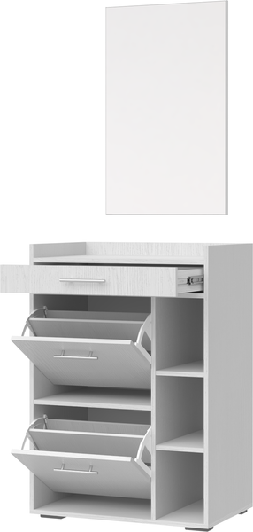 Изображение товара Секция в прихожую Кортекс-мебель Лара СП5 (белый)