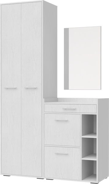 Изображение товара Секция в прихожую Кортекс-мебель Лара СП6 (белый)