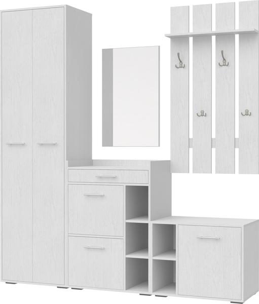 Изображение товара Секция в прихожую Кортекс-мебель Лара СП7 (белый)