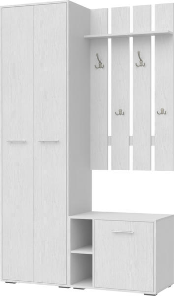 Изображение товара Секция в прихожую Кортекс-мебель Лара СП9 (белый)