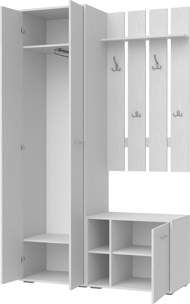 Изображение товара Секция в прихожую Кортекс-мебель Лара СП9 (белый)