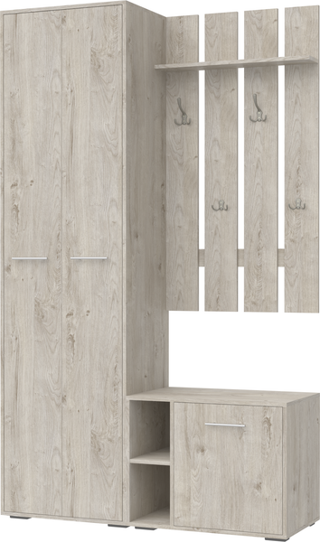 Изображение товара Секция в прихожую Кортекс-мебель Лара СП9 (дуб монтерей)