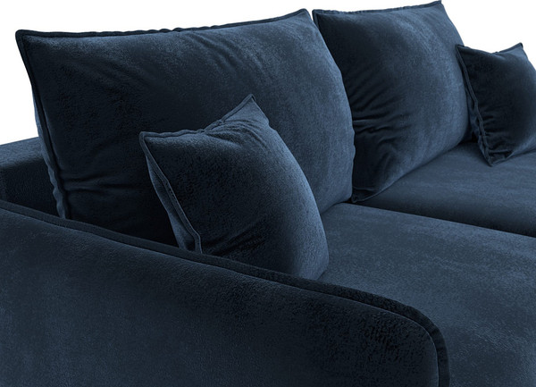 Изображение товара Диван Лига Диванов Лига-064 НПБ / 129609 (велюр Tower 13 синий)