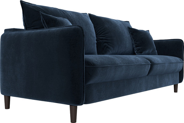 Изображение товара Диван Лига Диванов Лига-064 НПБ / 129609 (велюр Tower 13 синий)