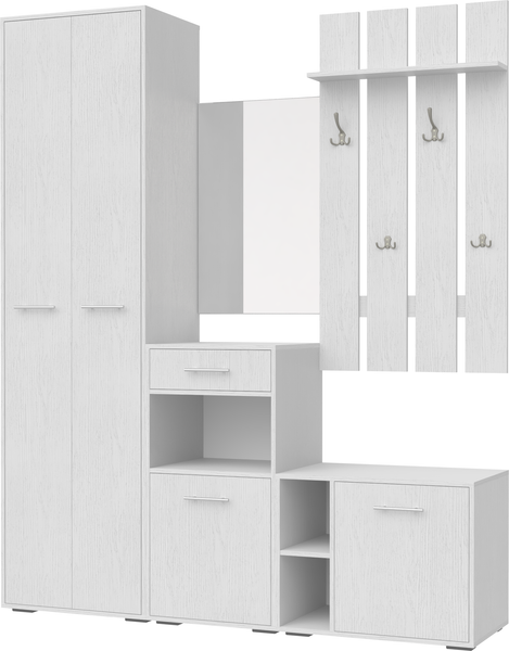 Изображение товара Секция в прихожую Кортекс-мебель Лара СП11 (белый)