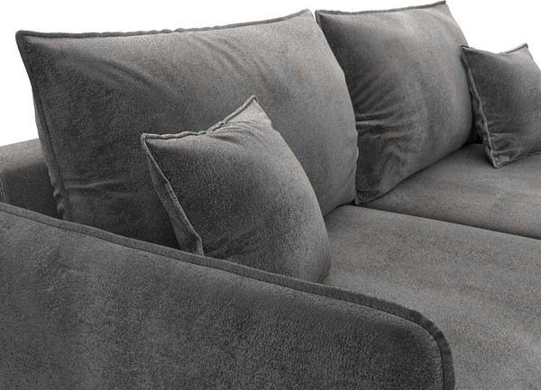 Изображение товара Диван Лига Диванов Лига-064 НПБ / 129610 (велюр Tower 10 серый)