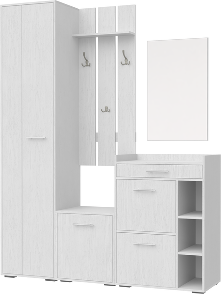 Изображение товара Секция в прихожую Кортекс-мебель Лара СП12 (белый)