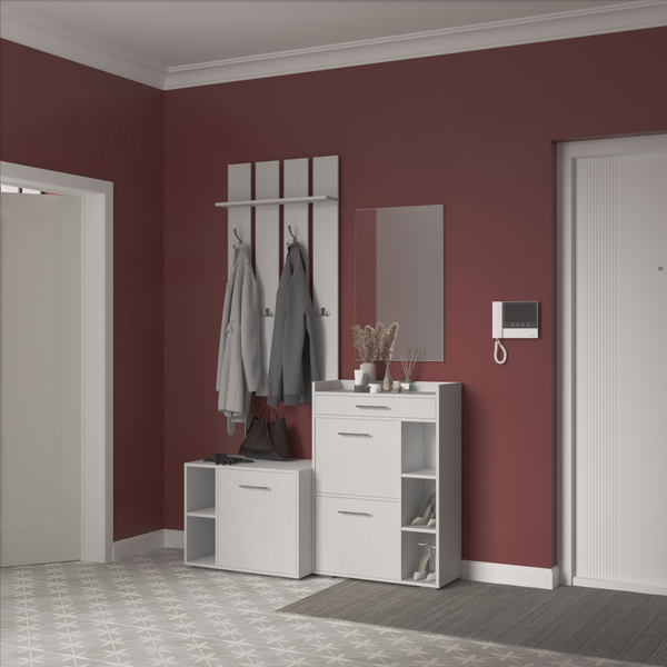 Изображение товара Секция в прихожую Кортекс-мебель Лара СП13 (белый)