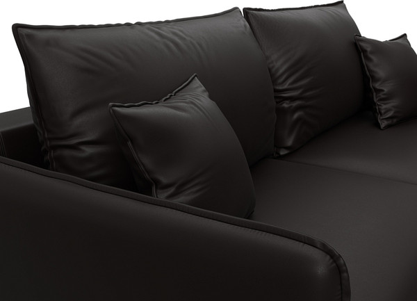 Изображение товара Диван Лига Диванов Лига-064 НПБ / 129928 (экокожа Grifon 12 коричневый)