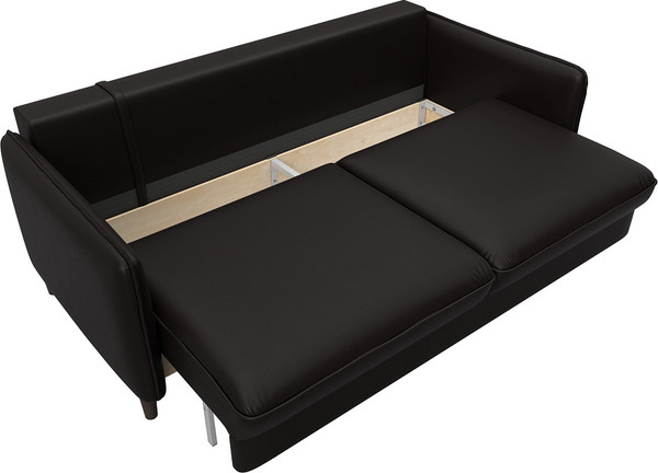 Изображение товара Диван Лига Диванов Лига-064 НПБ / 129928 (экокожа Grifon 12 коричневый)