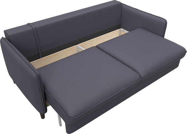 Изображение товара Диван Лига Диванов Лига-064 НПБ / 129930 (экокожа Grifon 15 серый)