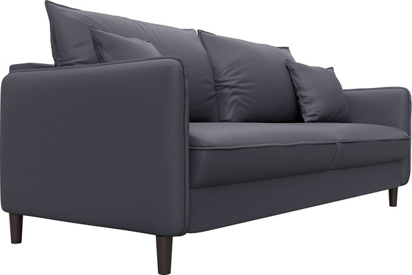 Изображение товара Диван Лига Диванов Лига-064 НПБ / 129930 (экокожа Grifon 15 серый)