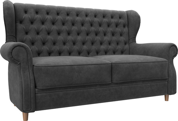 Изображение товара Диван Лига Диванов Лига-069 НПБ / 130325 (велюр Brut 16 темно-серый)