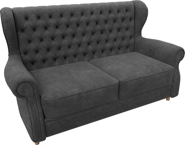 Изображение товара Диван Лига Диванов Лига-069 НПБ / 130325 (велюр Brut 16 темно-серый)